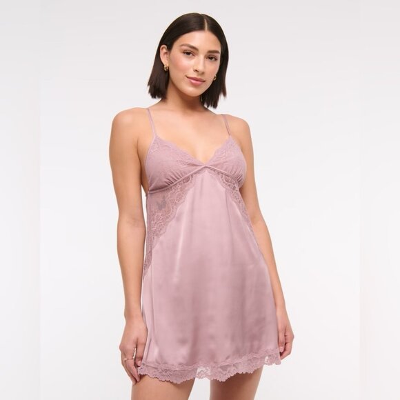 Abercrombie Lace Trim Nightie in White NWT - Picture 8 of 11